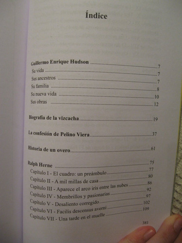 Imagen 4 de 10 de Guillermo Enrique Hudson - Cuentos Completos (ombú Riquelme)