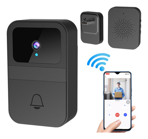 Timbre M6 Inteligente Vídeo 2.4g Wifi Timbre Inteligente Inalámbrico Exterior Con Audio Cámara 1 Transmiso 1 Rec
