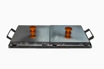 Comprar Plancha Chivetera Para Dos Hornallas Con Tapas, Hierro 3mm
