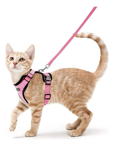 Chaleco Ajustable Yokee Soft Mesh, Arnés Para Gatos Pequeños