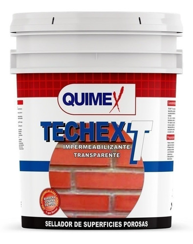 Impermeabilizante Ladrillos Techex T 20 Litros Quimex Pintur