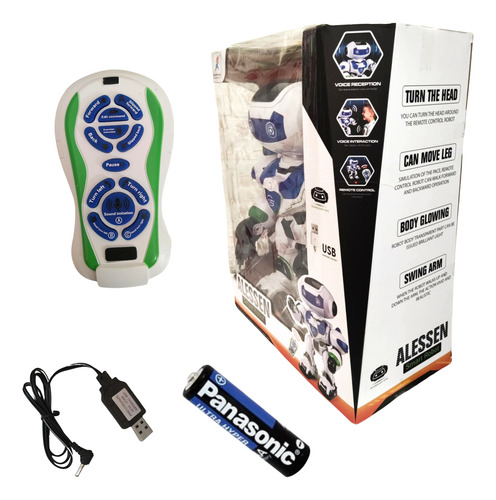 Alessen Robot Inteligente Control Remoto Para Niños Ingles