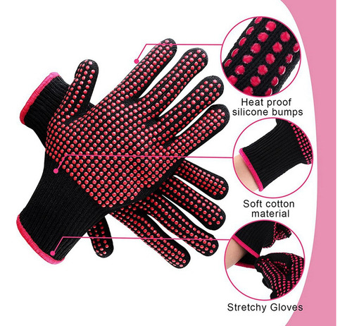 Guantes Resistentes Al Calor Y 3 Rollos De Prensa Térmica De