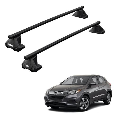 Rack De Teto Thule  Hrv Sem Longarina Hr-v Em Aço