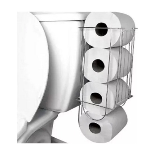 Soporte Para 4 Rollos De Papel Higiénico Almacenamiento Wc