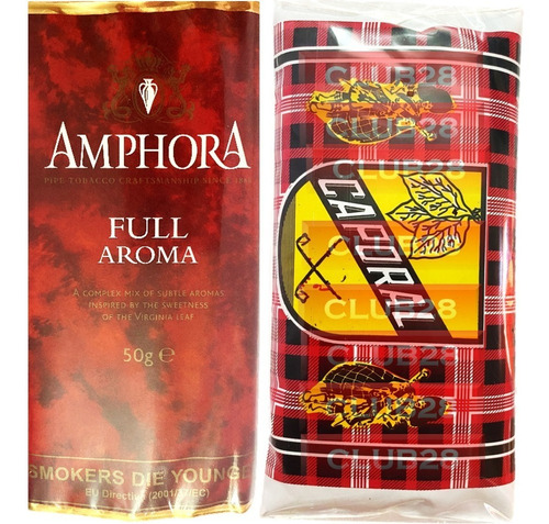 Imagen 3 de 10 de Tabacos Para Pipa Picadura Picaduras Borkum Riff Caporal