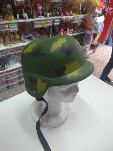 Casco Soldado Militar Camuflado Plastico Duro