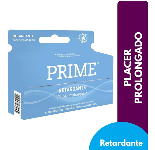 Preservativos Prime Retardante Caja X 12 Profilacticos