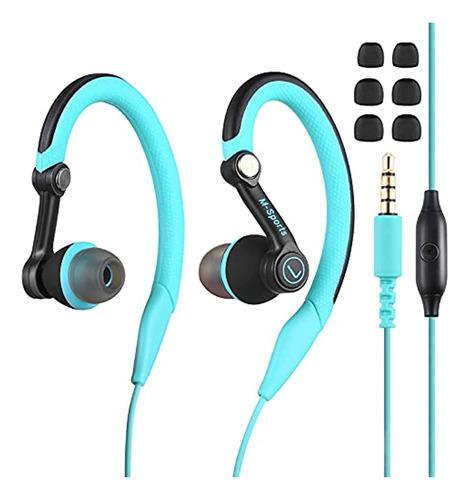 Mucro Sport Auriculares Con Cable, Sobre La Oreja Auriculare