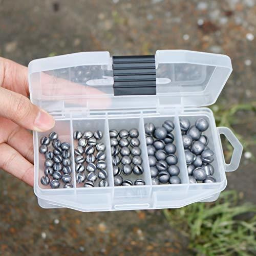 Conjunto de encanamento de pesca com 100 peças de tamanho diferente