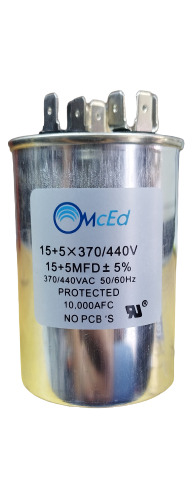 Capacitor 15+5x370v-440v De Marcha Marca Mced _