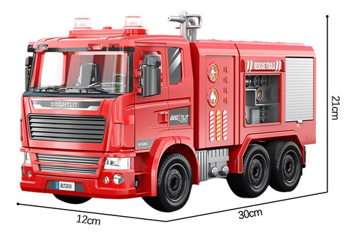 Diy Vehículos De Construcción De Camión De Bomberos