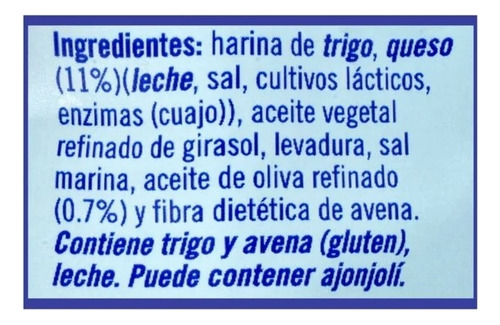 17 Pzas Palitos De Pan Quely Con Queso 50 G