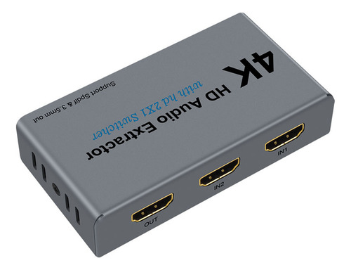 Conmutador E21 Hd A Actor Hd De 2 Entradas Y 1 Salida 4k Hd
