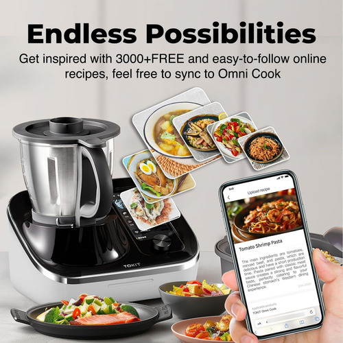 Tokit Omni Cook C2 Chef Robot Máquina De Cocina Inteligente