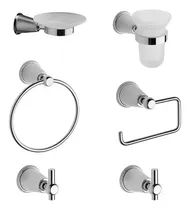 Comprar Accesorios Baño Kit Fv Chess 6 Piezas 179.06\u002F84 Cromo