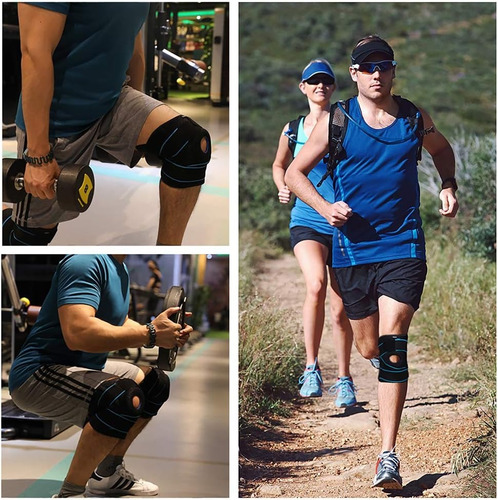 Rodillera Siyaa Deportiva Ajustable Para Gym 5mm
