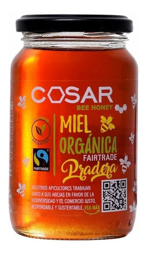 Imagen 1 de 10 de Miel Orgánica Certificada Pradera Fair Trade 500gr