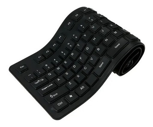 Teclado Flexible D Silicon Usb En Español Para Pc,laptop