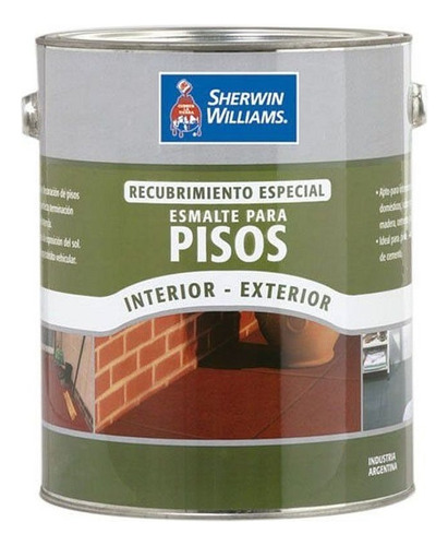 Piso Sherwin Williams Gris 4 Lts