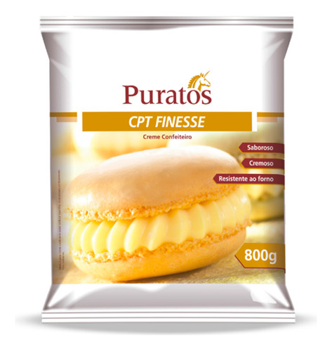 Mistura Creme Confeiteiro Cpt Finesse 800g - Puratos