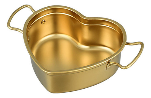 Cacerola Compatible Con Salsa En Forma De Corazón De S Oro