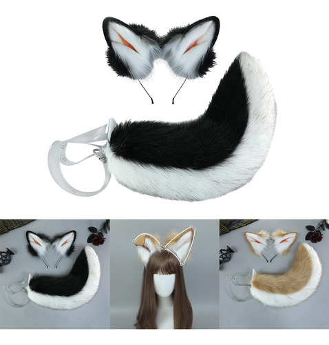4x Diadema Con Orejas De Perro Con Tocado Suministros Para