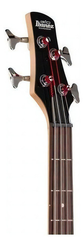 Bajo activo Ibanez GIO GSR200BK GUITBAJ BA.ELECT 4 cuerdas para diestro negro con acabado laqueado