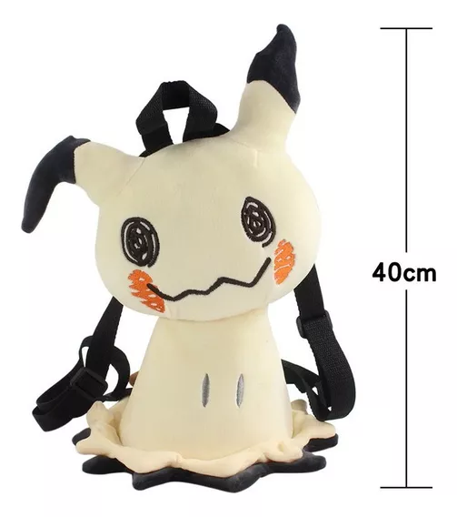 Mochila De Anime Con Muñeco De Peluche Pokémon Pikachu Mimik