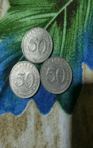 Moneda  De Coleccion  Bolivia 50 Centavos 
