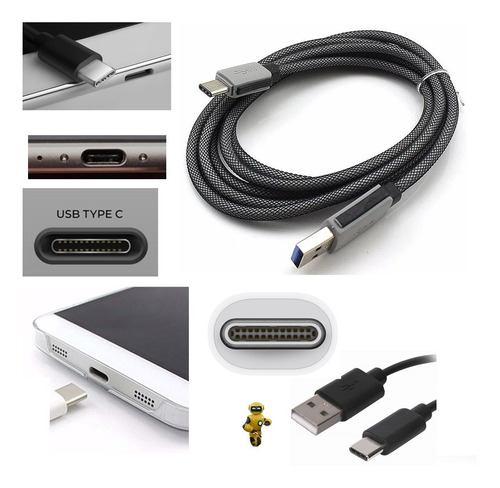 Imagem 4 de 4 de Cabo Tipo C Para Carregar Celular E Transferencia De Dados