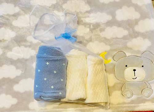 Conjunto Bebé 00 Baby Crazy Capitonado Blanco (Usado)