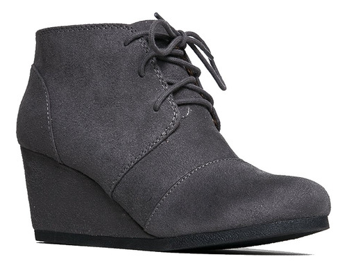 J. Adams Roxy Wedge Booties - Casual Lace  B01hhfccl0_190324