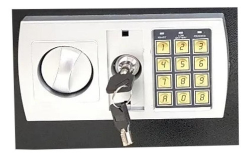 Imagem 2 de 2 de Cofre Teem 43EDA com abertura eletrônica cor preto