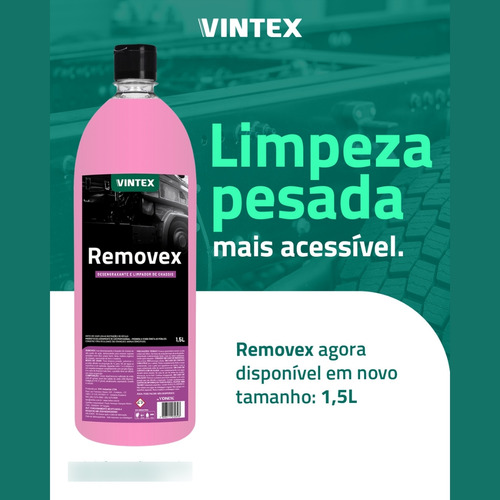 Limpa Carrocerias Alumínio Alumax 1,5l + Removex Vintex 1,5l