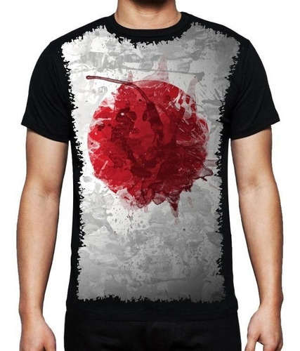 Camiseta Camisa Bandeira Japão Full Print 3d Lançamento