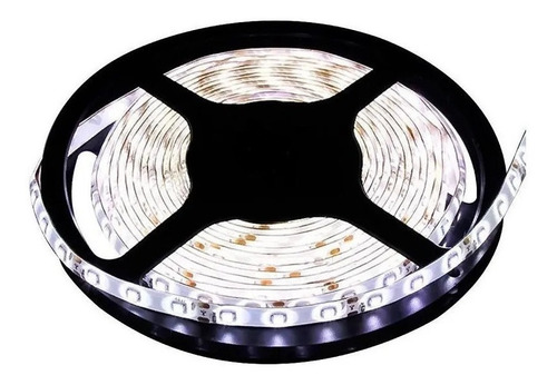 5 Metros Tira Led Blanca 60led/m P/ Interior Cinta Adhesiva