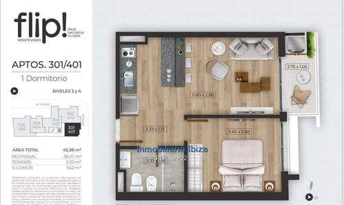 Imagen 15 de 15 de Cordón Sur Proyecto 1 Dormitorio Desde U$d 124.500