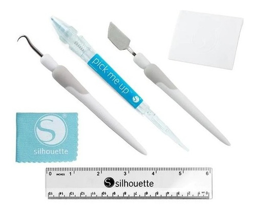 Imagen 2 de 9 de Kit De Herramientas Blanco Para Manualidades Silhouette