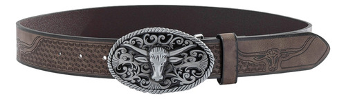 Cinturón Con Hebilla Para Hombre, Pantalones Vaqueros Vintag