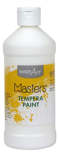 Pintura Al Temple 473 Ml Color Blanco Handy Art Little Maste