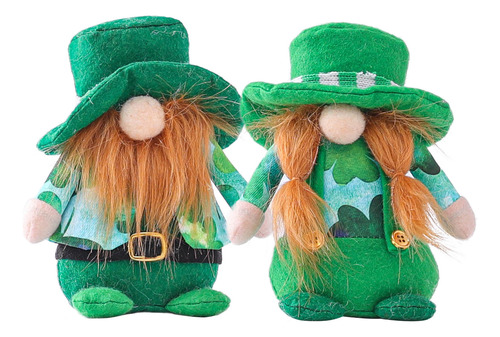 Muñeca Sin Rostro Del Día De San Patricio, Día De Irlanda, R