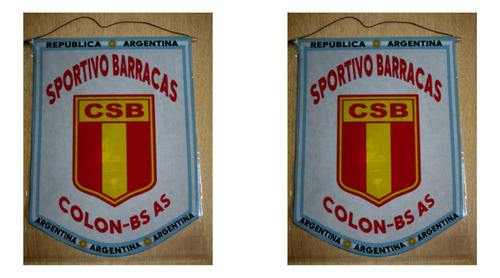 Banderin Mediano 27cm Sportivo Barracas De Colon