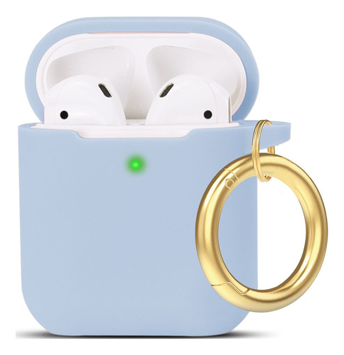 Case De Silicona AirPods, Cubierta De Case Suave Gawnock