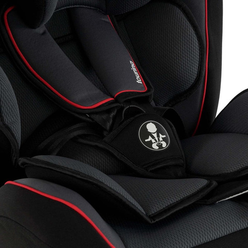 Imagen 8 de 11 de Autoasiento para carro Prinsel Touring negro