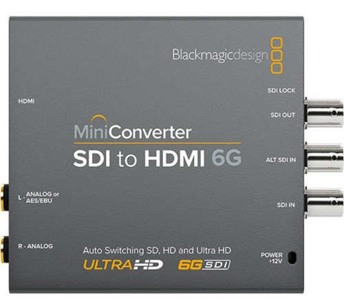 Mini Conversor Blackmagic De Sdi A Hdmi 6g Converter