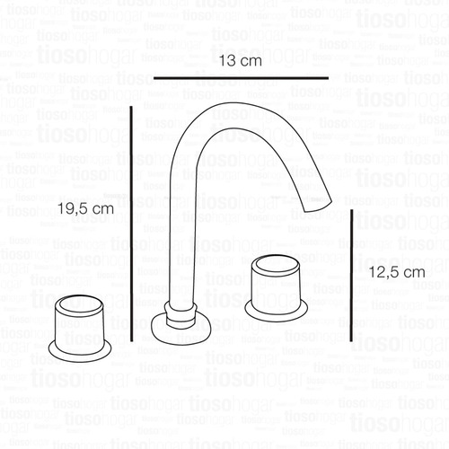 Imagen 3 de 10 de Lavatorio Aqualaf 7000 Baño Vanitory Metalica Cromada Filtro