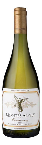 Vinho Argentino Branco Chardonnay Montes Alpha 750ml