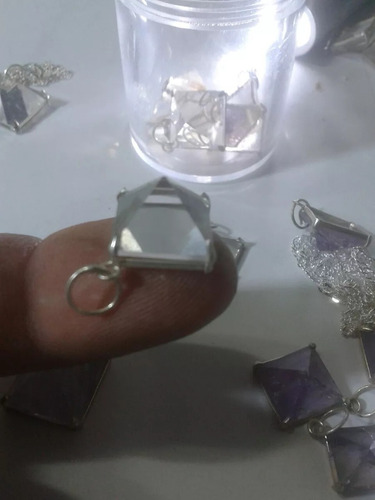 Imagen 8 de 10 de 276 Se Vende Piramides En Dije Montadas En Plata Ley 925 Gar