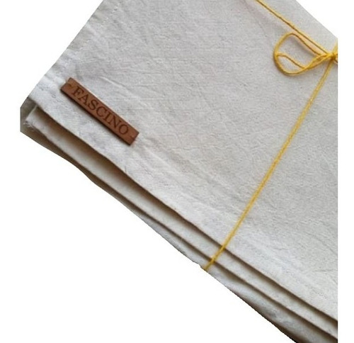 Imagen 2 de 9 de Mantel Lienzo Crudo Washed Tipo Tussor 2 Mts